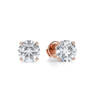 Star Round Lab Diamond Stud Earrings 2.0 ct. tw.