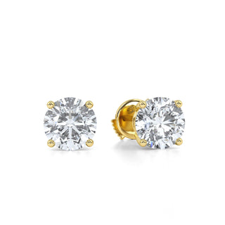 Star Round Lab Diamond Stud Earrings 2.0 ct. tw.