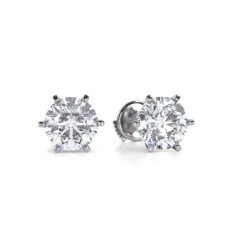 Arc Round Lab Diamond Stud Earrings 2.0 ct. tw.
