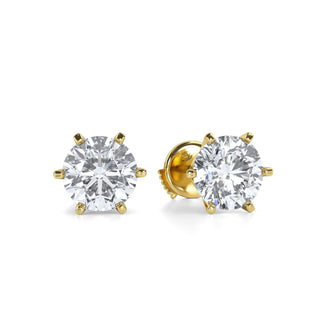 Arc Round Lab Diamond Stud Earrings 2.0 ct. tw.