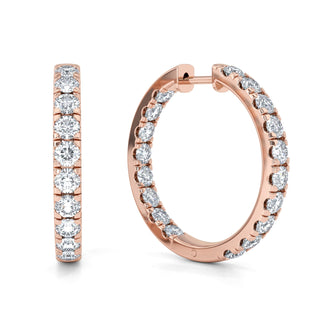 Duo Lab Diamond Earrings - Medium