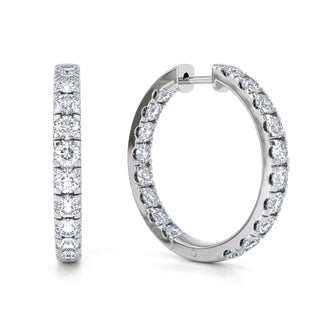 Duo Lab Diamond Earrings - Medium