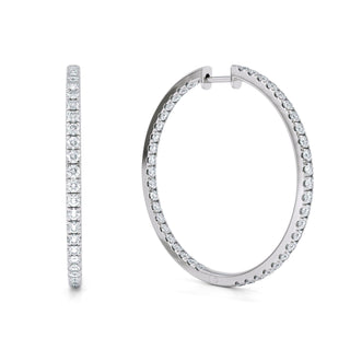 Micro Lab Diamond Earrings - Large