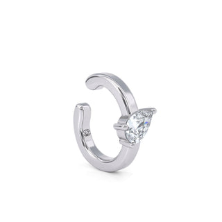 Pear Cut Diamond Ear Cuff