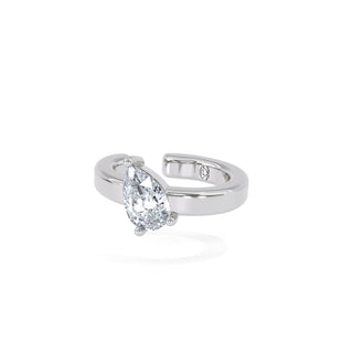Pear Cut Diamond Ear Cuff