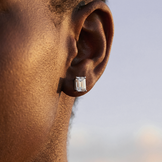 Emerald Cut Four-Prong Stud Earrings 1.0 ct. tw.