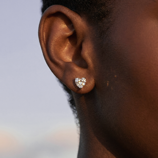 Heart Cut Four-Prong Stud Earrings 2.0 ct. tw.