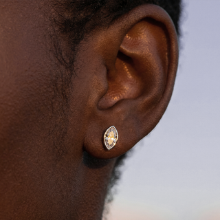 Marquise Cut Bezel Stud Earrings 1.5 ct. tw.
