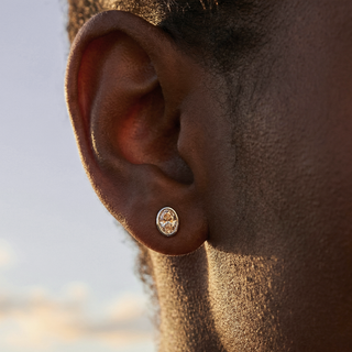 Oval Cut Bezel Stud Earrings 1.0 ct. tw.