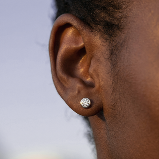 Round Cut Bezel Stud Earrings 1.0 ct. tw.