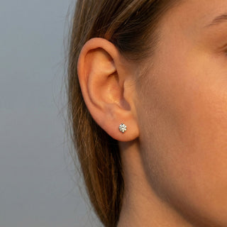 Round Cut Four-Prong Basket Stud Earrings 1.0 ct. tw.