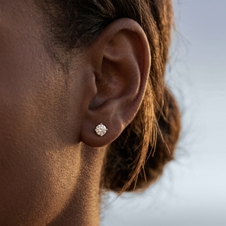 Round Cut Four-Prong Low Basket Stud Earrings 0.2 ct. tw.