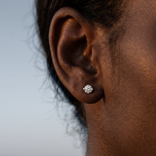 Round Cut Bar-Set Stud Earrings 2.0 ct. tw.