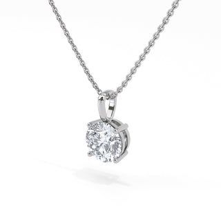 1 ct Round Lab Grown Diamond Antwerpen Solitaire Pendant Necklace