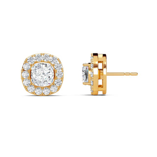 Cushion Cut Halo Stud Earrings 1.92 ct. tw.