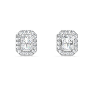Radiant Cut Halo Stud Earrings 3.12 ct. tw.
