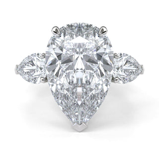 Oval Cut Three Stone Diamond Ring