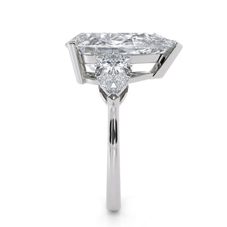 Oval Cut Three Stone Diamond Ring