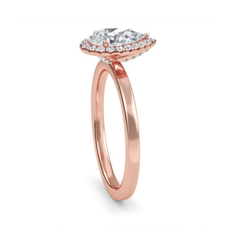 Pear Cut Halo Engagement Ring 1.5 ct