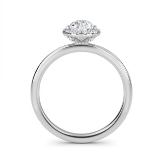 Pear Cut Halo Engagement Ring 1.5 ct