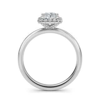 Radiant Cut Double-Halo Engagement Ring 1.0 ct