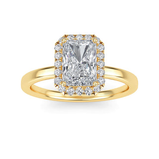 Radiant Cut Double-Halo Engagement Ring 1.0 ct