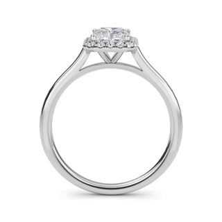 Radiant Cut Halo Engagement Ring 1.0 ct