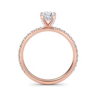 Oval Cut Signature Pavé Engagement Ring 1.0 ct