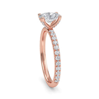 Oval Cut Signature Pavé Engagement Ring 1.0 ct
