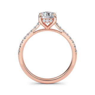 Round Classic Pavé Engagement Ring 1.0 ct