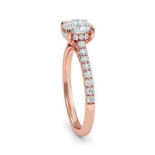 Round Classic Pavé Engagement Ring 1.0 ct