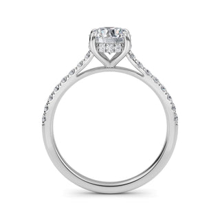 Round Classic Pavé Engagement Ring 1.0 ct