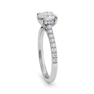Round Classic Pavé Engagement Ring 1.0 ct