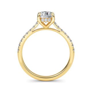 Round Classic Pavé Engagement Ring 1.0 ct