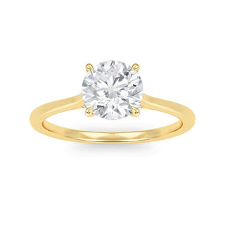 Round Classic Solitaire Engagement Ring 1.0 ct