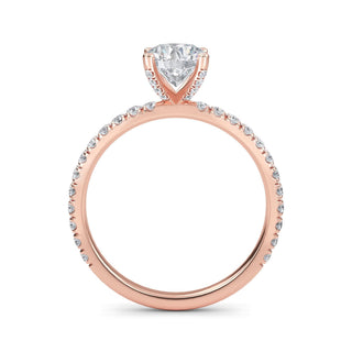Round Cut Signature Pavé Engagement Ring 1.0 ct