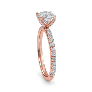 Round Cut Signature Pavé Engagement Ring 1.0 ct
