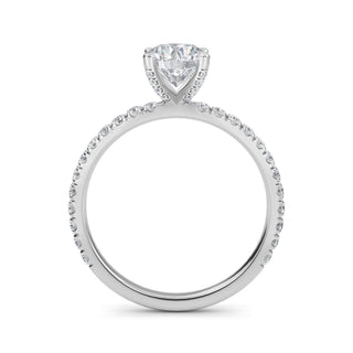 Round Cut Signature Pavé Engagement Ring 1.0 ct