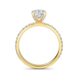 Round Cut Signature Pavé Engagement Ring 1.0 ct