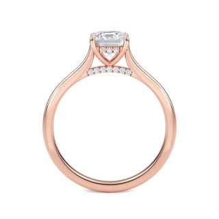 Asscher Classic Solitaire Engagement Ring 1.0 ct