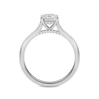 Asscher Classic Solitaire Engagement Ring 1.0 ct