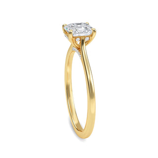 Asscher Classic Solitaire Engagement Ring 1.0 ct