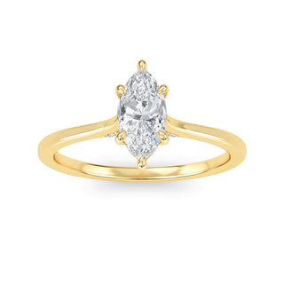 Marquise Classic Solitaire Engagement Ring 0.5 ct