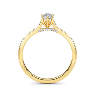 Marquise Classic Solitaire Engagement Ring 0.5 ct