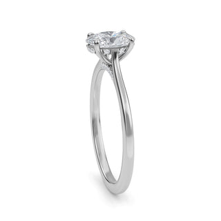 Oval Classic Solitaire Engagement Ring 1.0 ct