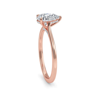 Pear Classic Solitaire Engagement Ring 1.0 ct