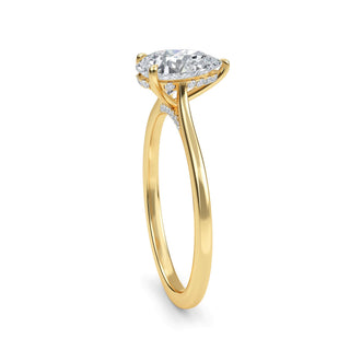 Pear Classic Solitaire Engagement Ring 1.0 ct