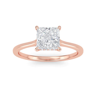 Princess Classic Solitaire Engagement Ring 1.0 ct