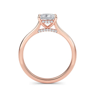 Princess Classic Solitaire Engagement Ring 1.0 ct
