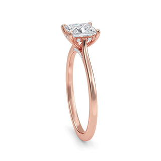 Princess Classic Solitaire Engagement Ring 1.0 ct